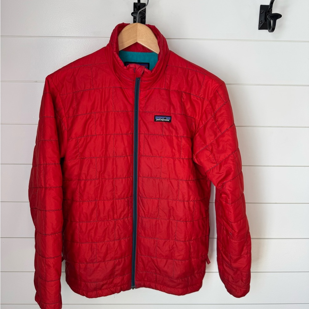 Patagonia Kids XL/14 Vibrant Red Nano Jacket